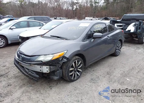 2014 Honda Civic Ex-L from USA, damaged, VIN 2HGFG3B05EH524107